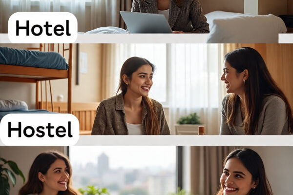 Hotel vs Hostel vs Airbnb